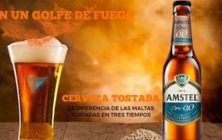 amstel oro 00 tostada cerveza tostada tres tiempos comercial tabarca distribucion de bebidas y alimentacion alicante destacada