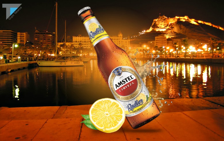 amstel radler cerveza con limón comercial tabarca distribución de bebidas y alimentación alicante alicante 