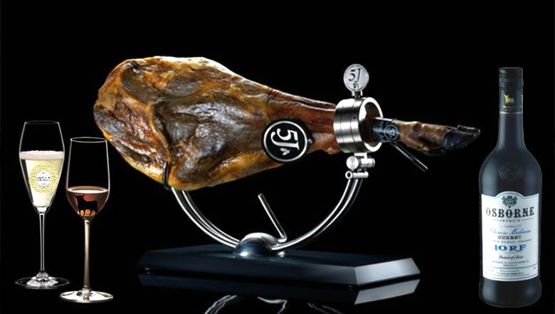 jamon cinco jotas osborne jamon cinco jotas osborne distribucion de bebidas y alimentacion alicante