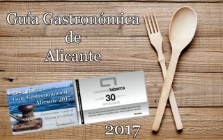 guia gastronomica de alicante 2017 comercial tabarca distribucion de bebidas y alimentacion alicante