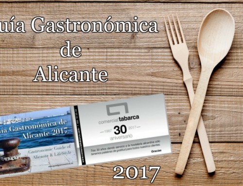 GUÍA GASTRONÓMICA DE ALICANTE 2017