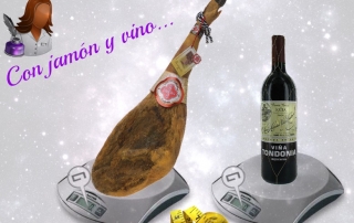jamon iberico y vino tinto dieta distribucion de bebidas y alimentacion alicante