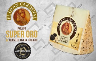 queso el gran cardenal oveja trufado premio super oro comercial tabarca distribucion de bebidas y alimentacion alicante