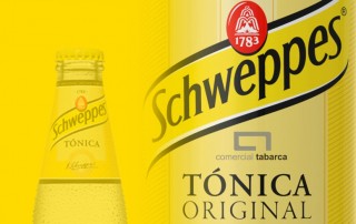 schweppes tónica original la genuina comercial tabarca distribución de bebidas y alimentación alicante