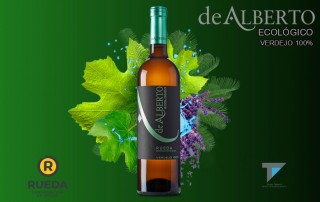 vino ecológico verdejo de alberto do rueda comercial tabarca distribución de bebidas y alimentación alicante botella