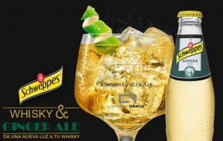 ginger ale schweppes whisky mixer comercial tabarca distribución de bebidas y alimentación alicante trago